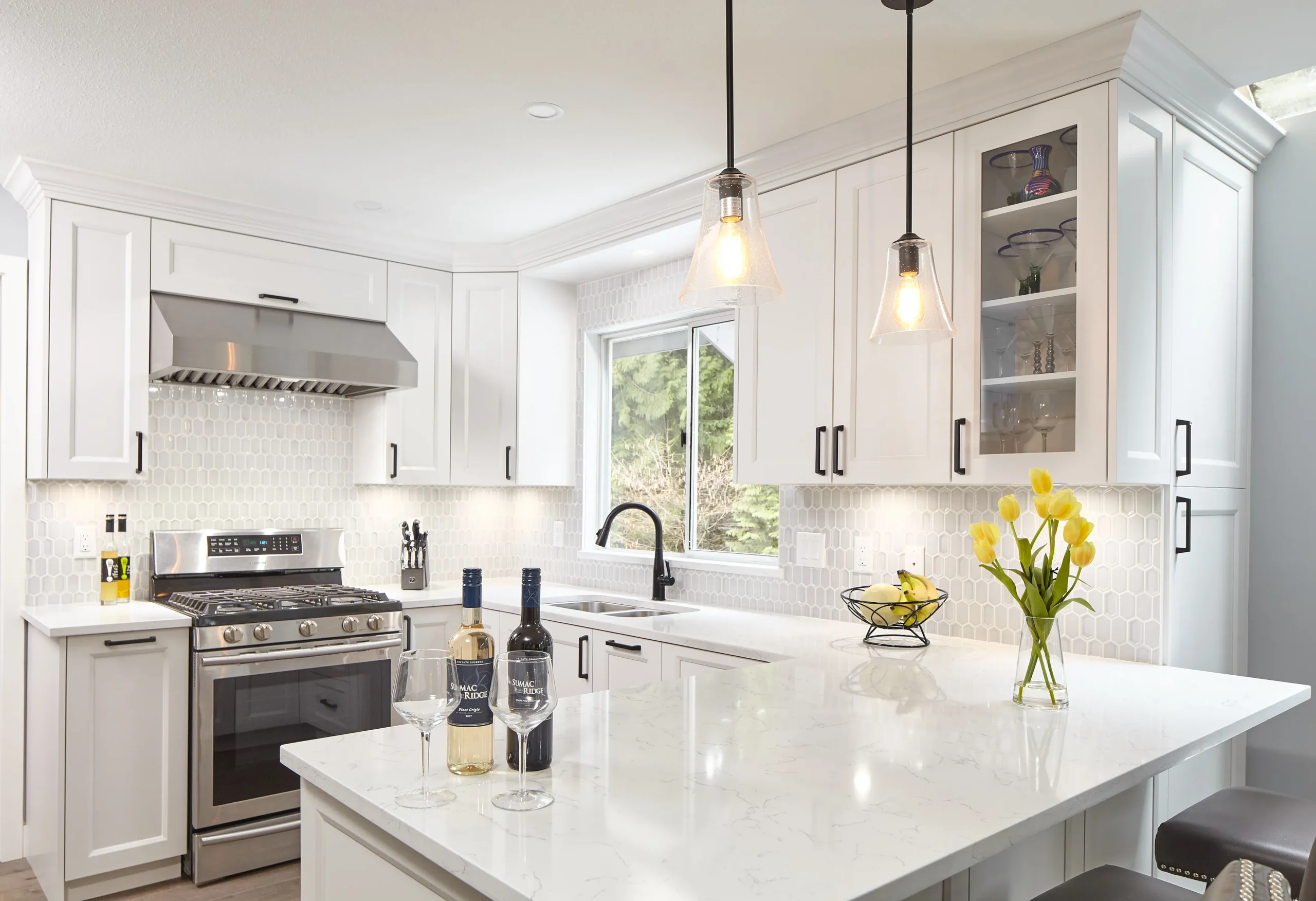 Kitchen and counter